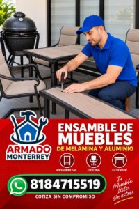 🛠️ ¿Necesitas ayuda para armar tus muebles? En Armado Monterrey nos encargamos del ensamblaje de tus muebles para que queden firmes, seguros y listos para usar. ✔ Recámaras ✔ Comedores ✔ Escritorios ✔ Centros de entretenimiento ✔ Muebles de patio ✔ Muebles de oficina 🚗 Servicio a domicilio. 💰 Precios accesibles. ⭐ Atención rápida y confiable. 📲 WhatsApp: 8184715519 Solicita tu cotización enviando foto de tu mueble. 📍 Servicio en Monterrey, Santa Catarina, García, Escobedo, San Nicolás, Apodaca y zona metropolitana. 